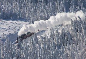 Snowbound Steam in Deepest Germany