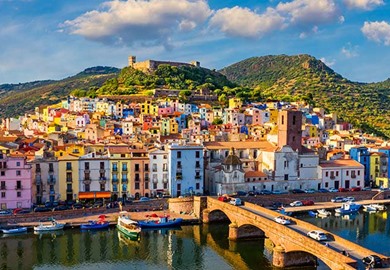 Bosa, Oristano in Sardinia