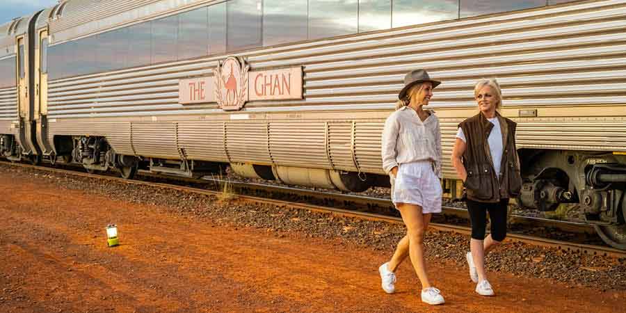 Embarking on a two-night journey aboard the iconic Ghan